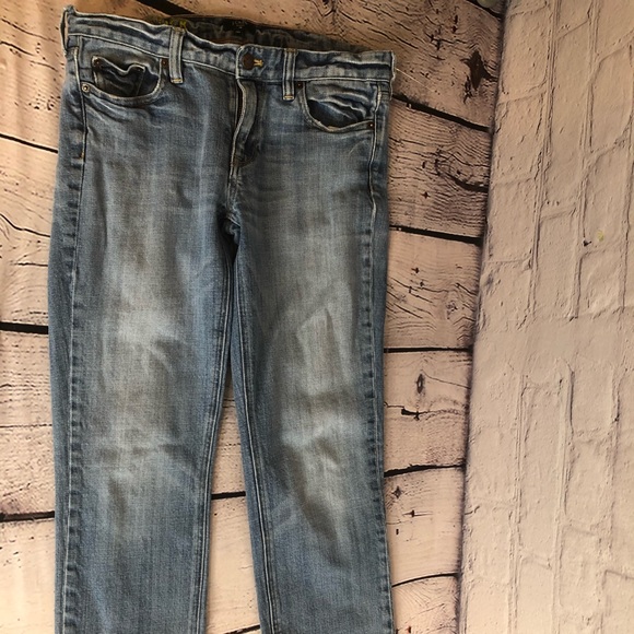 J. Crew Matchstick Medium Wash Raw Hem Jeans - Picture 2 of 5